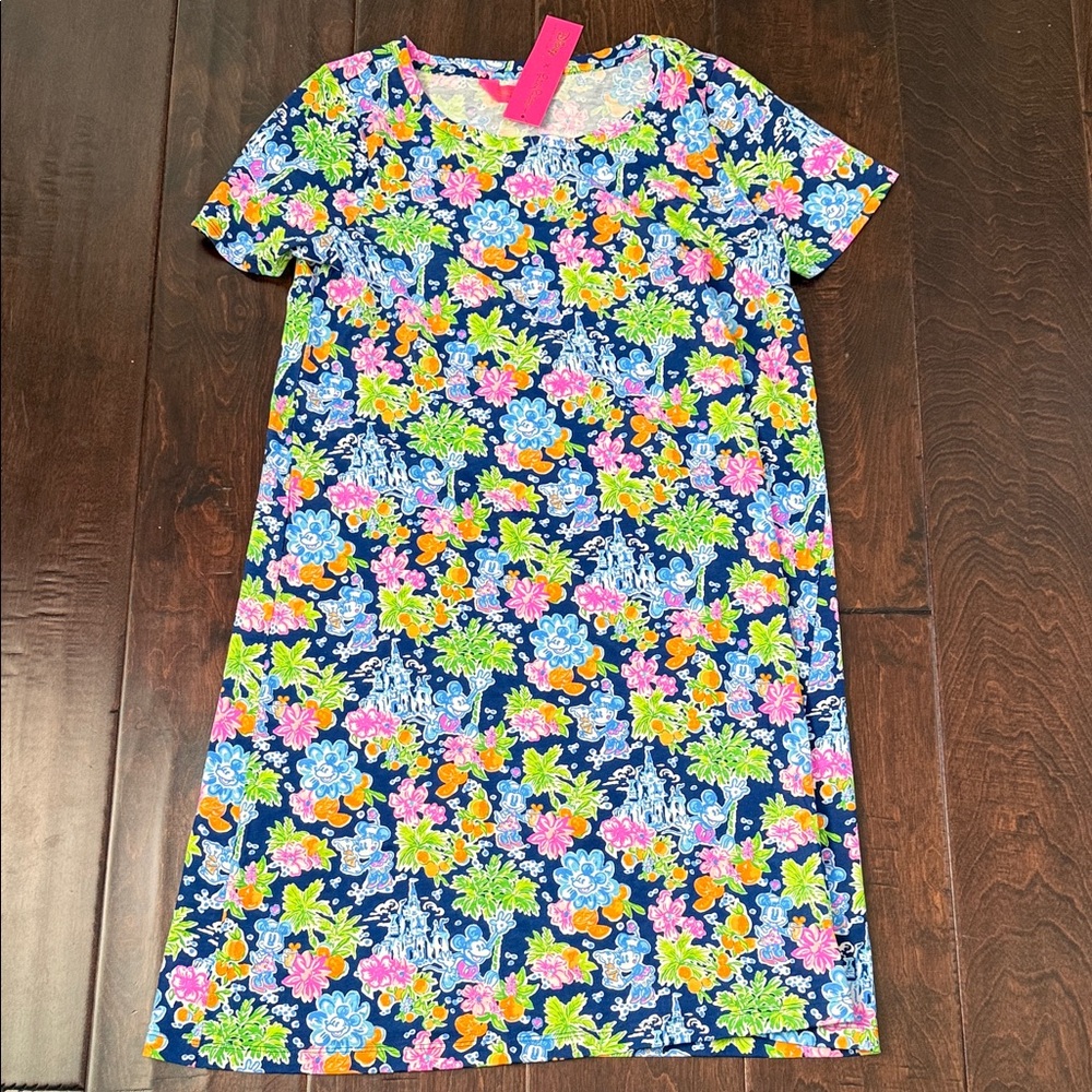 Disney x Lilly Pulitzer Navy Floral Dress